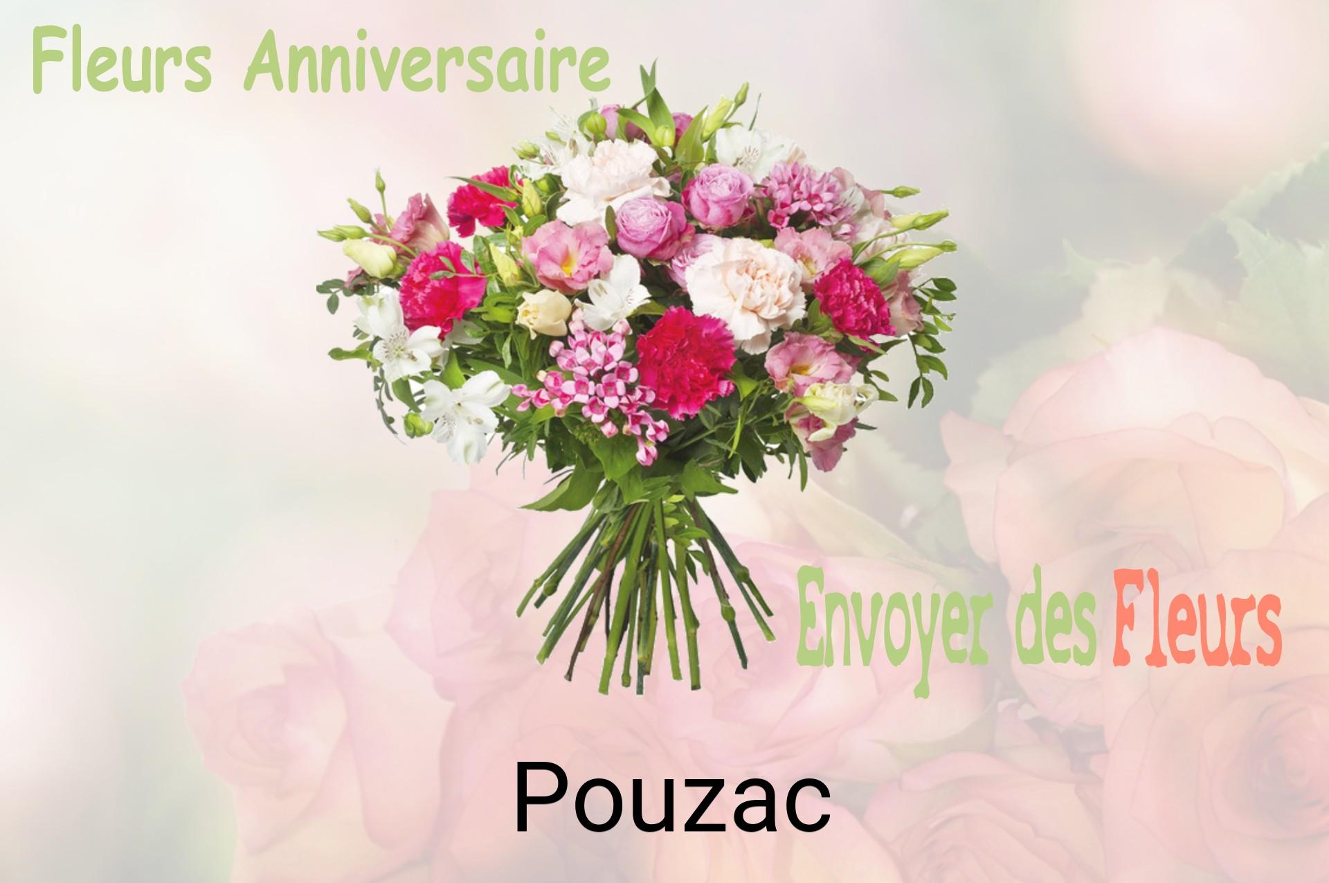 Bouquet de fleurs d’anniversaire livré à Pouzac
