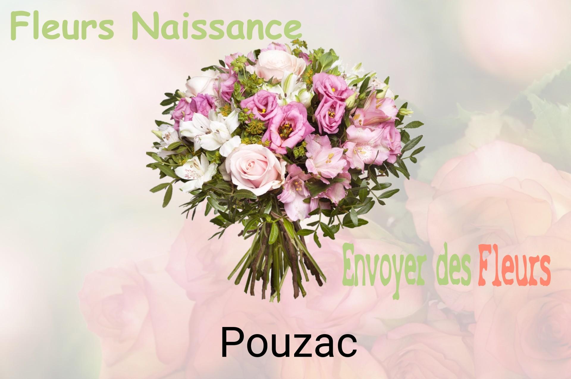 Bouquet de fleurs de naissance livré à Pouzac